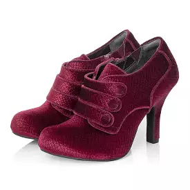 Ruby Shoo Octavia Wine Shoe Boot