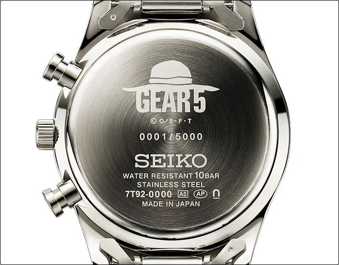 Seiko X ONE PIECE Monkey D. Luffy Gear 5 Edition Collaboration Limited Edition Quartz Chronograph