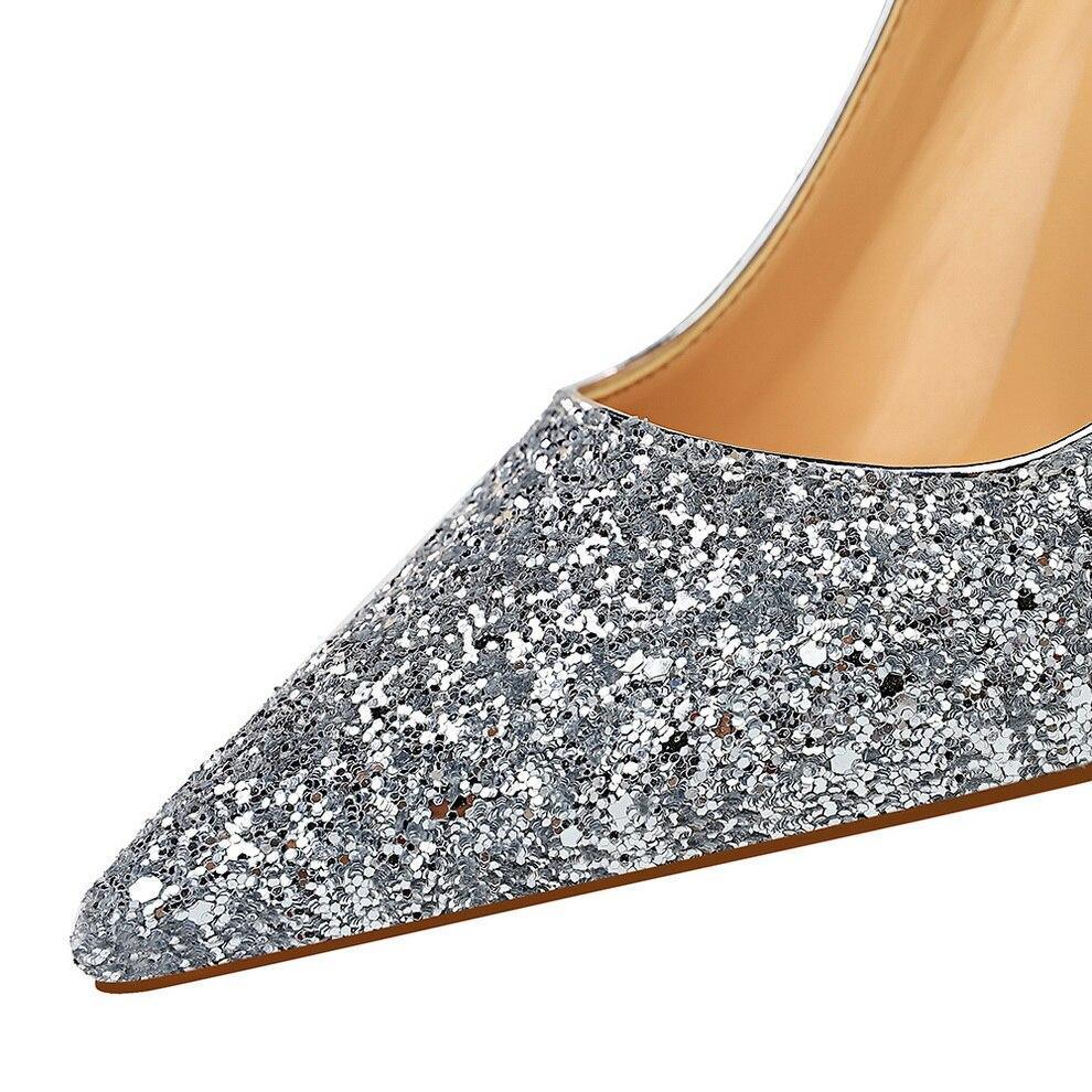 Sequined Party Pumps Shoes