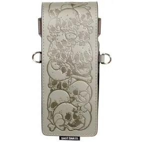 Shot Inked Dart Wallet Skull Grey