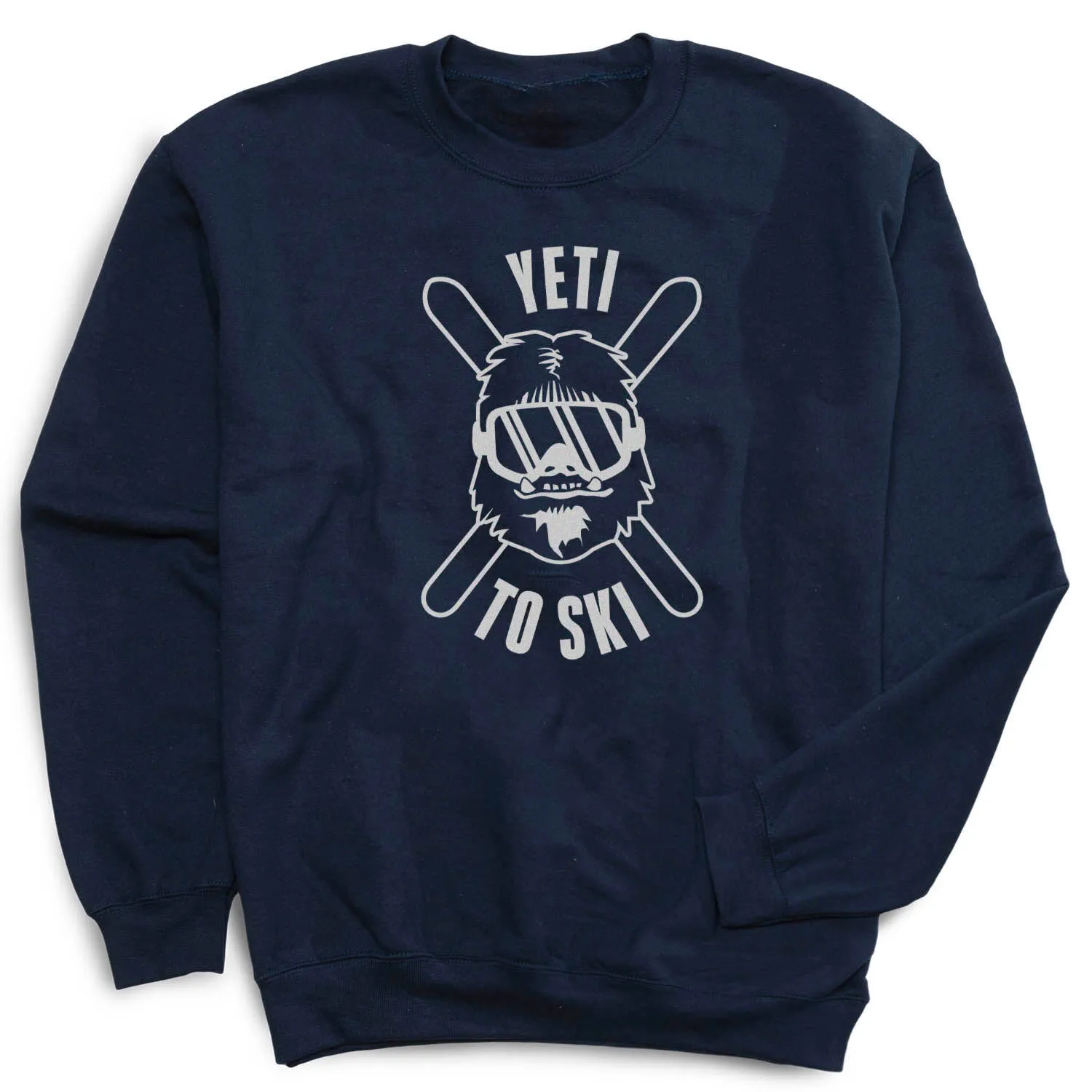 Skiing Crewneck Sweatshirt - Yeti To Ski 