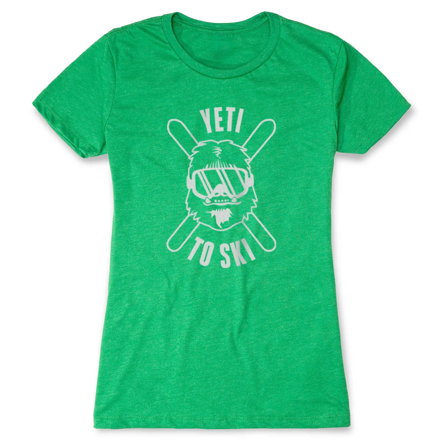 Skiing Women's Everyday Tee - Yeti To Ski 