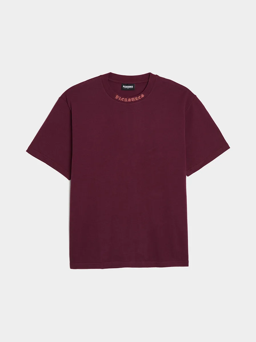 Sorrow Heavyweight T-Shirt, Burgundy