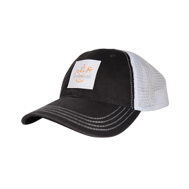 Sportsman Unstructured Hat - Gray/White