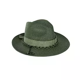 Spring Hat Natural Cellulose Green