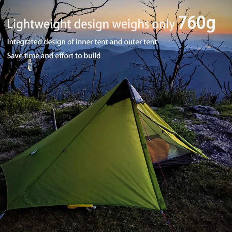 Tente de bivouac ultra-légère pour 1 personne à double-parois 955g 3F UL GEAR - Lanshan 1