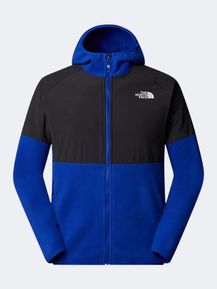 The North Face Glacier Heayweight Men Skiing Fleece Blue/Asphalt Grey