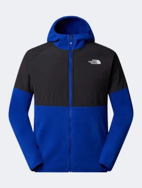 The North Face Glacier Heayweight Men Skiing Fleece Blue/Asphalt Grey