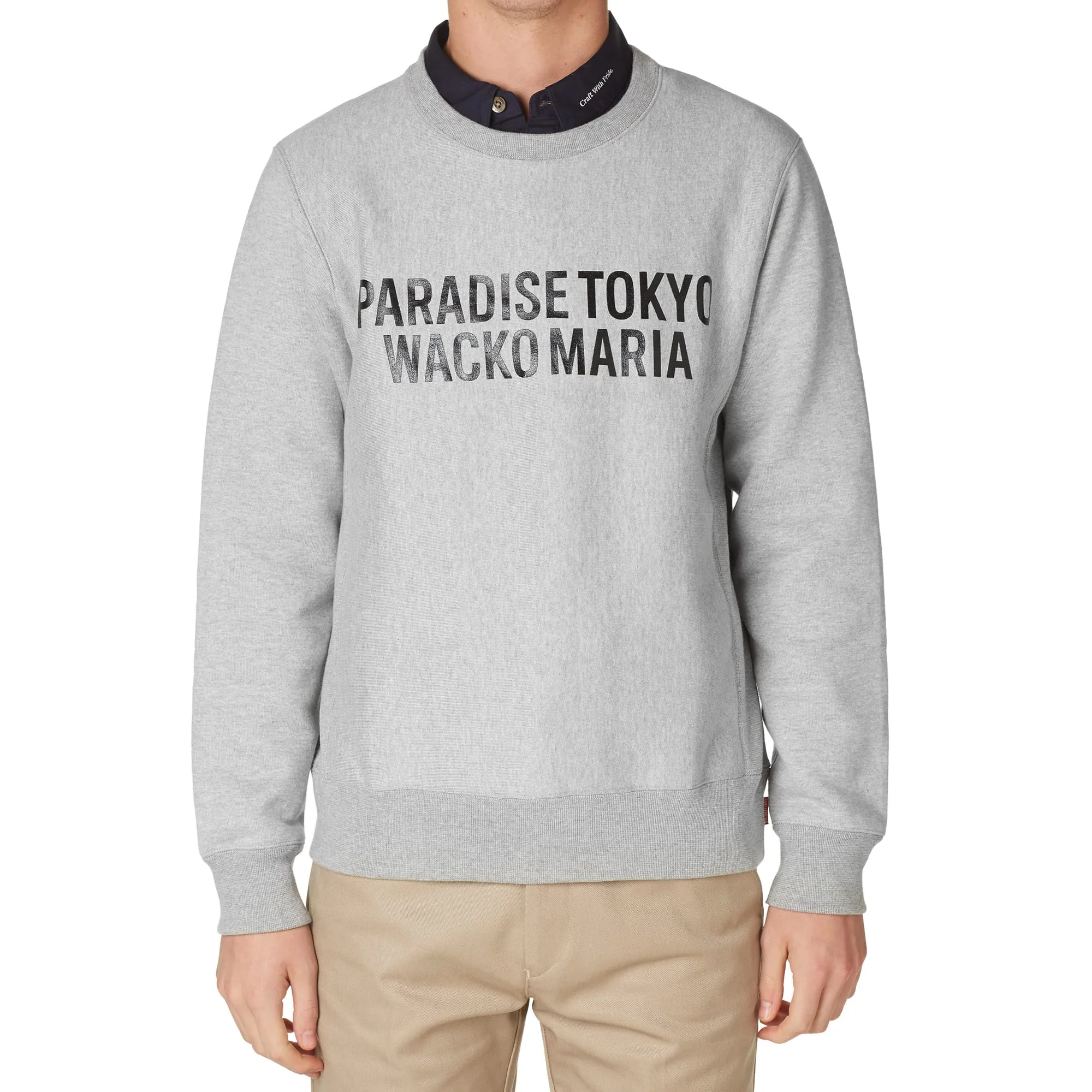 Wacko Maria Heavyweight Type 3 Crew SweatGrey