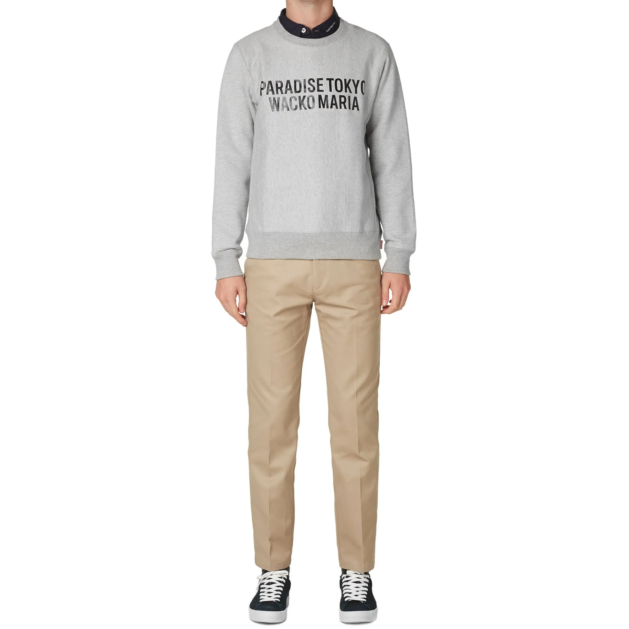 Wacko Maria Heavyweight Type 3 Crew SweatGrey