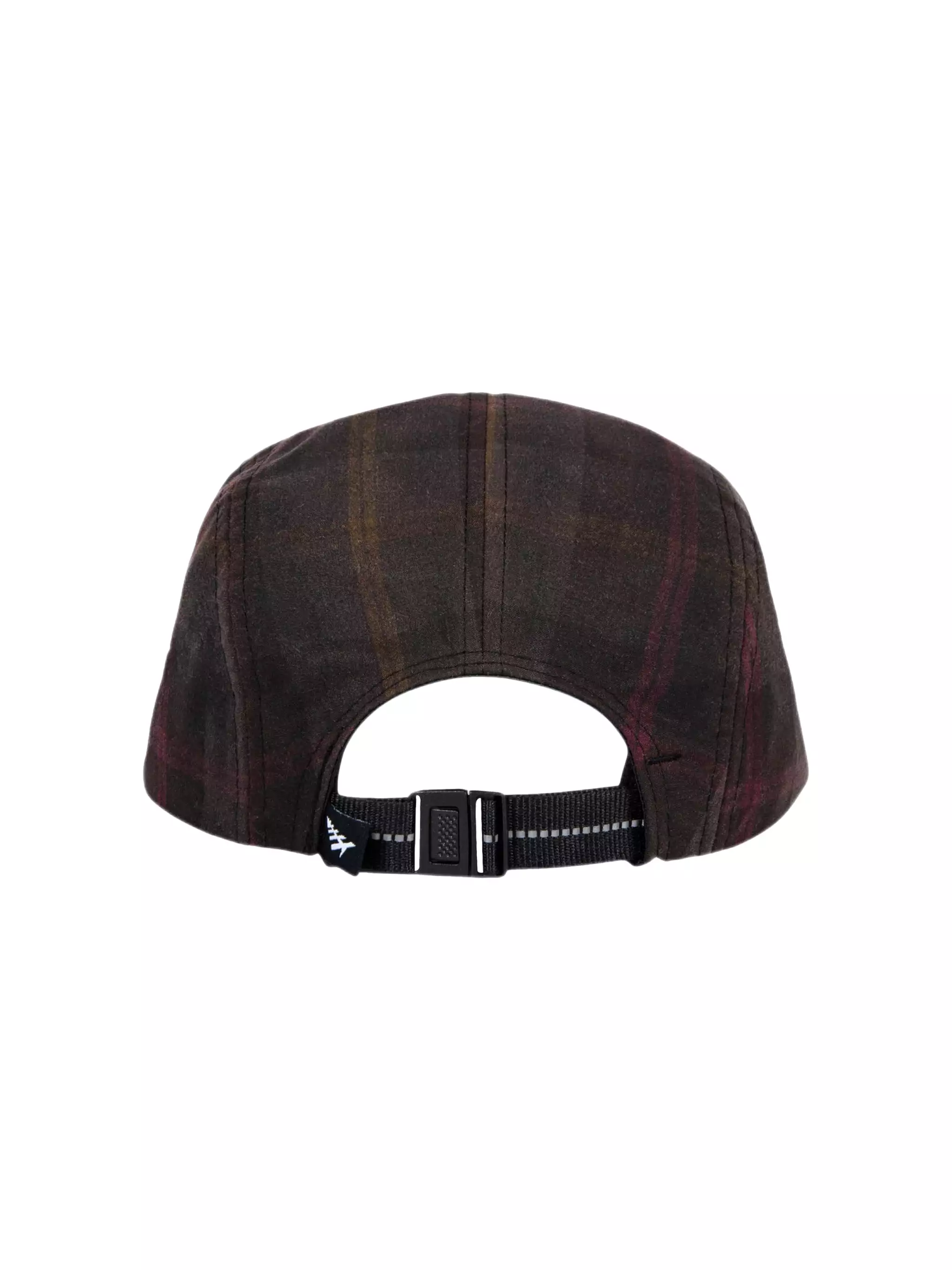 Wax Cotton Plaid 5-Panel Camper 190038