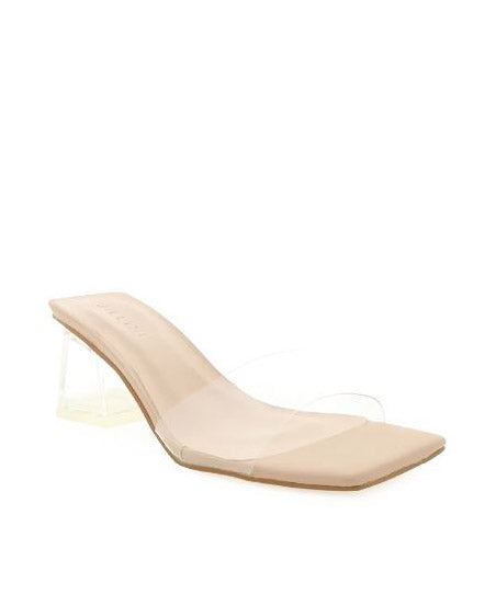 Xava Heels - Chai/Clear